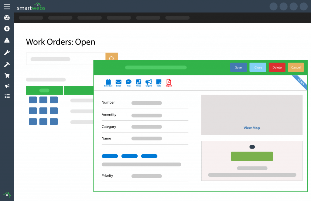 HOA Community Management work orders