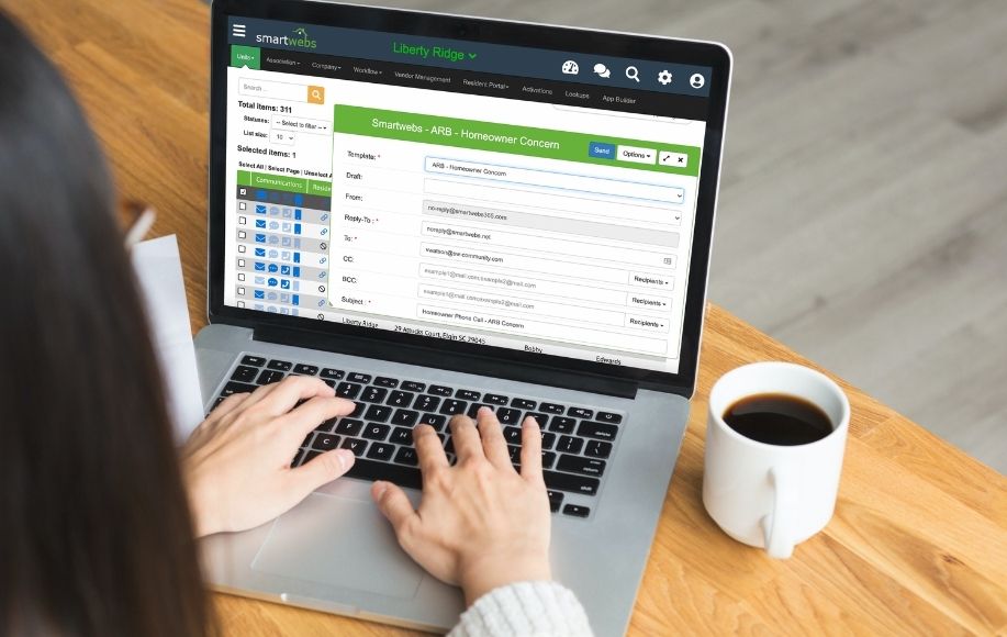 HOA Custom message templates
