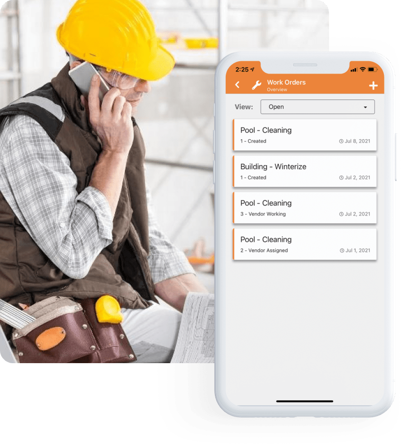 Homeowners Association work orders