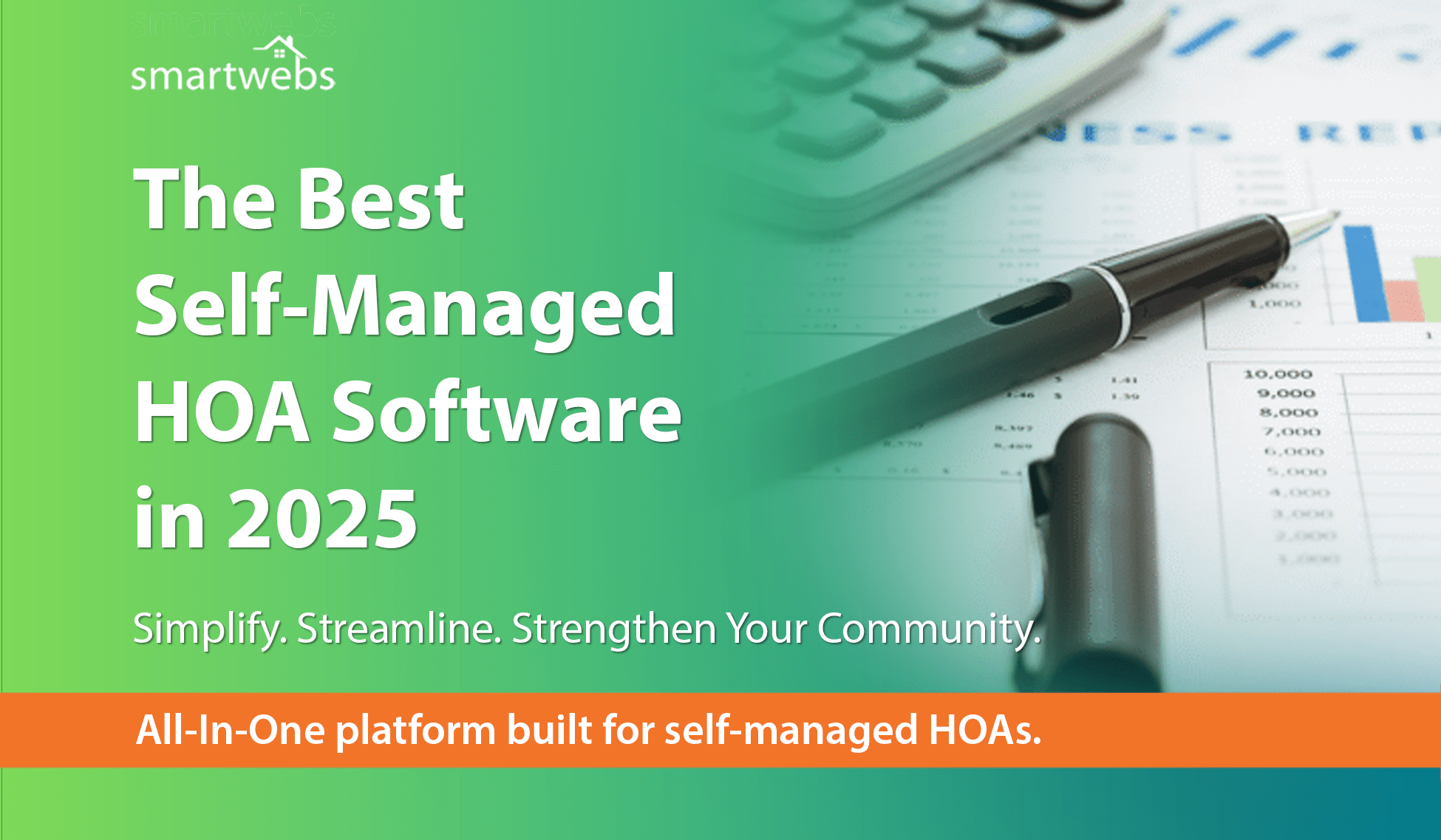 Smartwebs All-in-one platform built for self-managed HOAs.